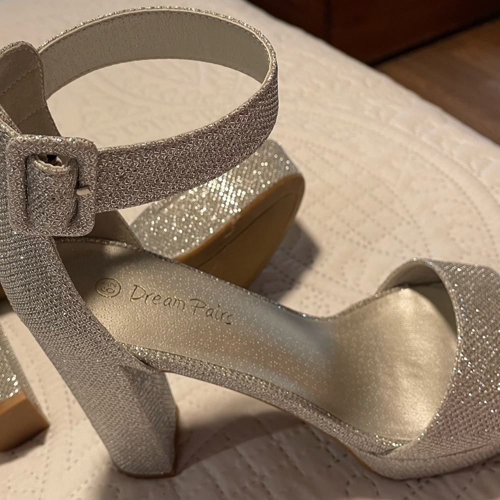 Open Toe Chunky Heel Platform Shoes